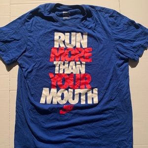 Men blue Nike t shirt xl